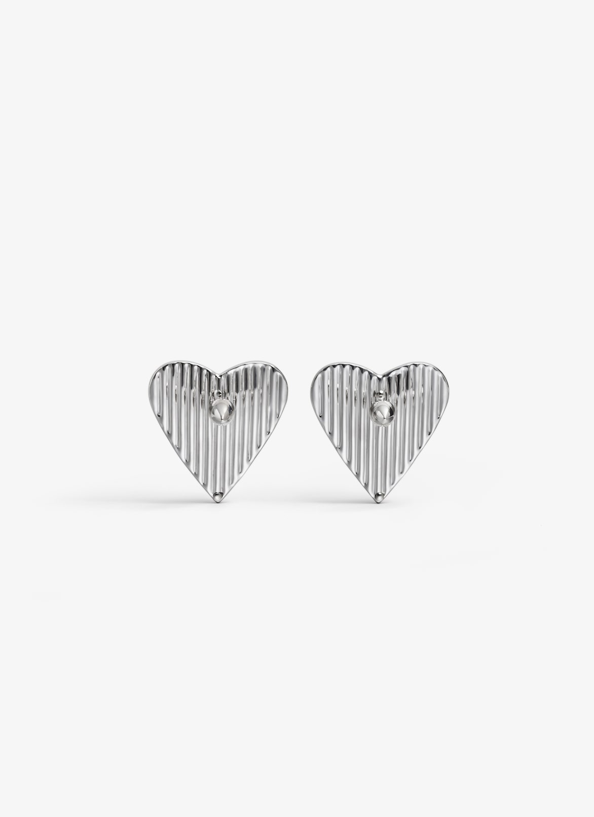 LE CŒUR BOMBÉ EARRINGS ALAÏA SILVER LE CŒUR BOMBÉ EARRINGS